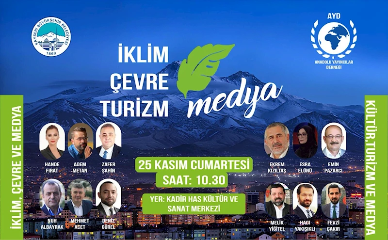 Büyükşehir’den Bakan Özhaseki’nin de Katılacağı İklim, Çevre ve Turizm Medya Konferansı