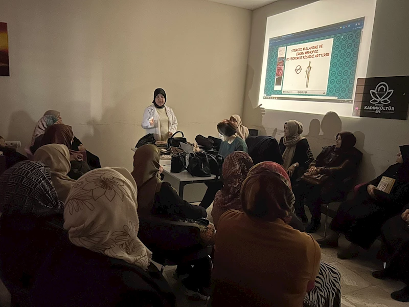 Emirdağ Kadın Kültür Evi’nde Osteoporoz Eğitimi