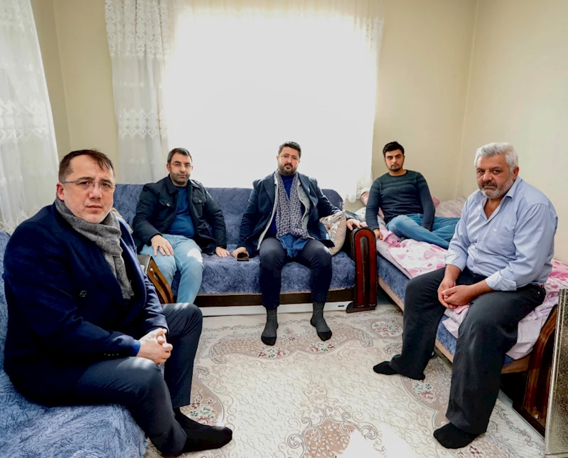Ak Parti Milletvekili Çalışkan Ve Belediye Başkanı Savran’dan Gazi Ali Aydoğdu’ya Ziyaret