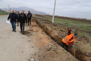 Ergani İstasyon ve Bagür mahallelerine yeni içme suyu şebeke hattı