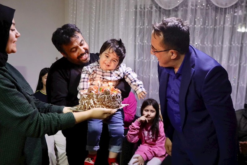 Belediye Başkanı Savran’dan Yusuf Eren’e Doğum Günü Sürprizi