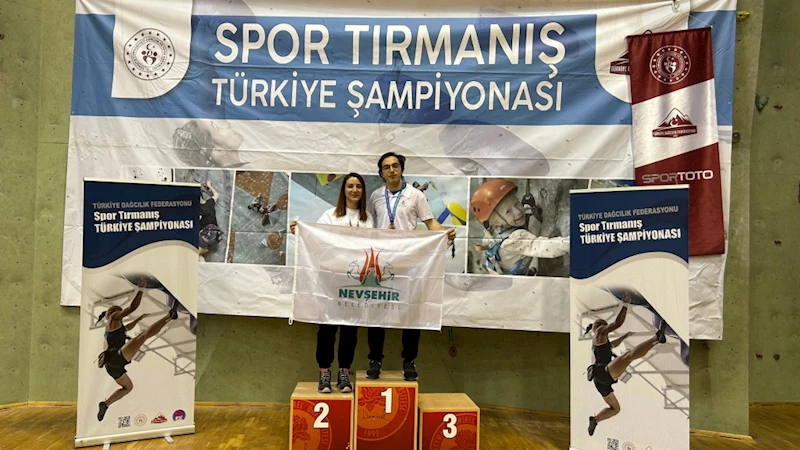 Spor Tırmanışı Türkiye Şampiyonası’nda Mustafa Sacit Sümer Türkiye Şampiyonu Oldu