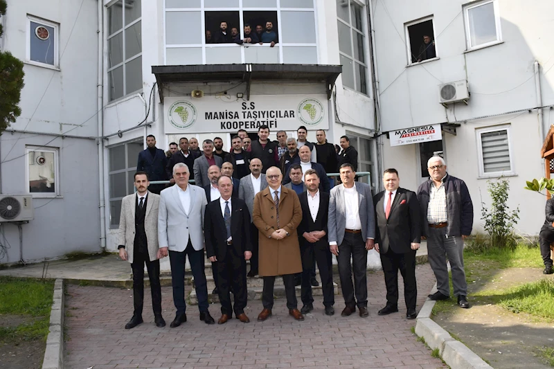 Başkan Ergün, Kamyoncular Kooperatifi Üyeleri ile Buluştu