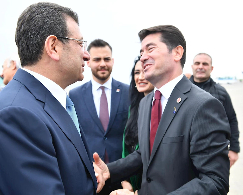 İBB Başkanı Ekrem İmamoğlu’na Memleketi Trabzon’da Sevgi Seli