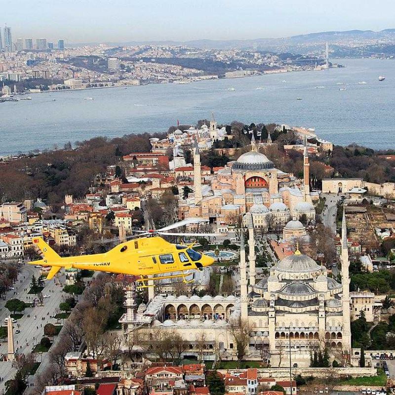 Yeni yılın en havalı trendi İstanbul Helikopter Turu