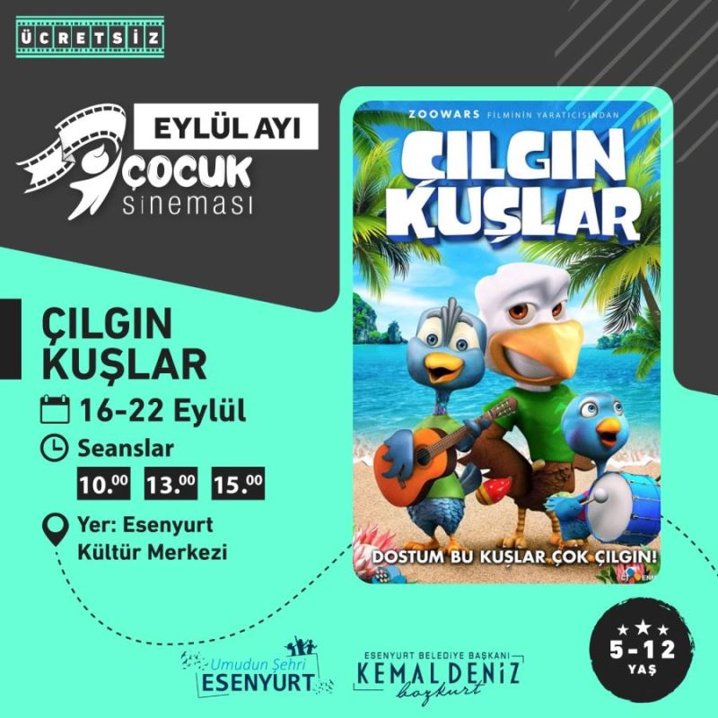 MİNİKLER ÇOCUK SİNEMASI İLE BULUŞACAK