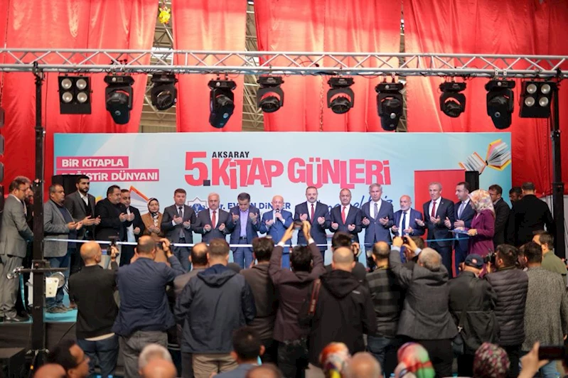 AKSARAY 5. KİTAP GÜNLERİ RESMİ AÇILIŞ TÖRENİ GERÇEKLEŞTİRİLDİ