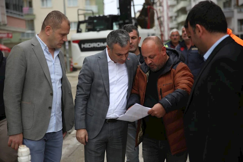 Başkanımız saha çalışmalarını yerinde inceledi