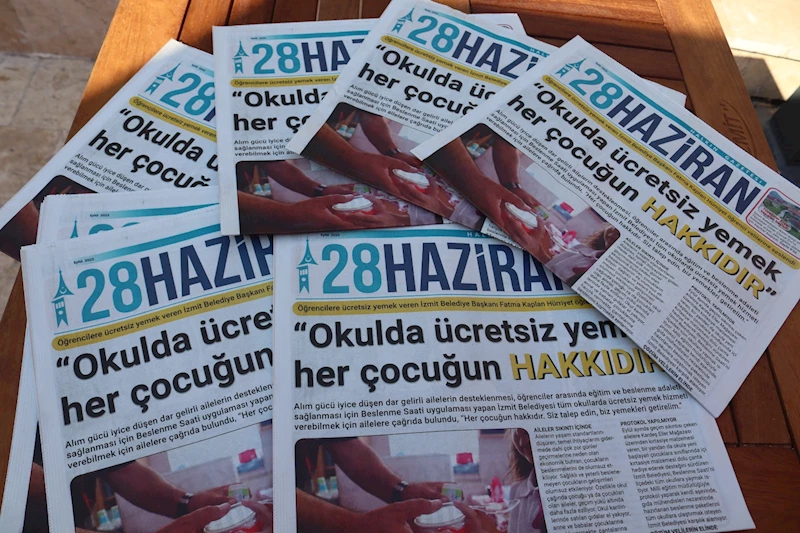 BAŞKAN HÜRRİYET 28 HAZİRAN GAZETESİNDEN ÖĞRENCİ VELİLERİNE SESLENDİ