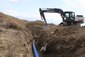 Geçit Yerleşkesi’nde mevcut hatta ilave olarak saniyede 12 litre içme suyu ekleniyor