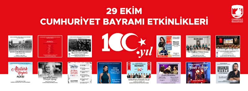 Cumhuriyet Bayramı Etkinliklerinin 25 Ekim 2023 Tarihli Programı