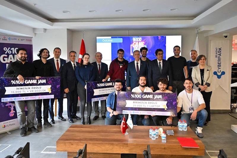 ANKARA BÜYÜKŞEHİRİN “%100 GAME JAM” YARIŞMASINDA ÖDÜLLER VERİLDİ