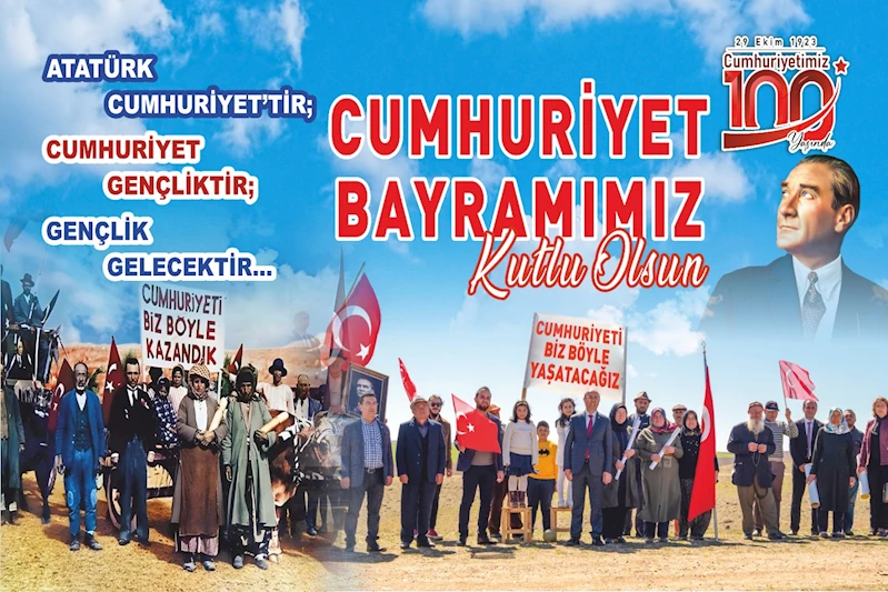 BAŞKANIMIZ EKİCİOĞLU’NDAN CUMHURİYET BAYRAMI KUTLAMA MESAJI