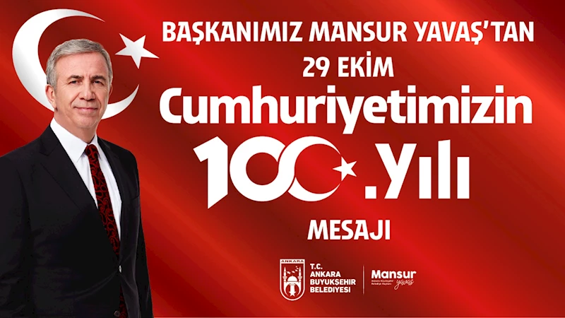 ANKARA BÜYÜKŞEHİR BELEDİYE BAŞKANI MANSUR YAVAŞ