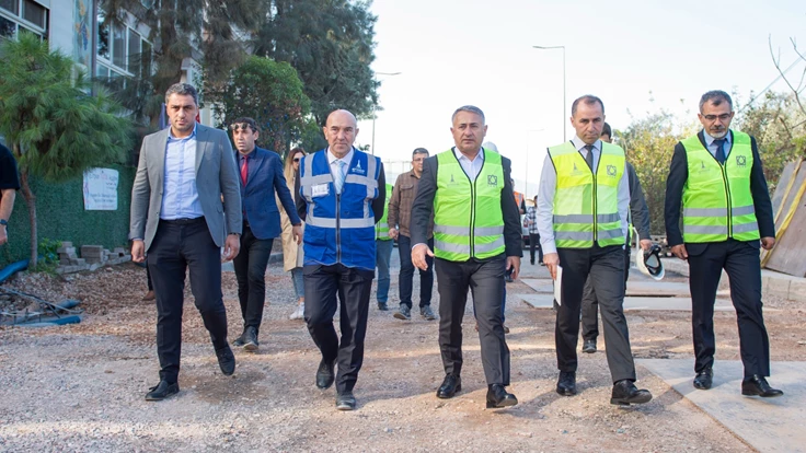 Buca’nın tarihi altyapı projesi devam ediyor