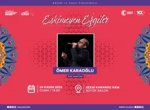 Ömer Karaoğlu Diyarbakırlılar için sevilen ezgilerini seslendirecek