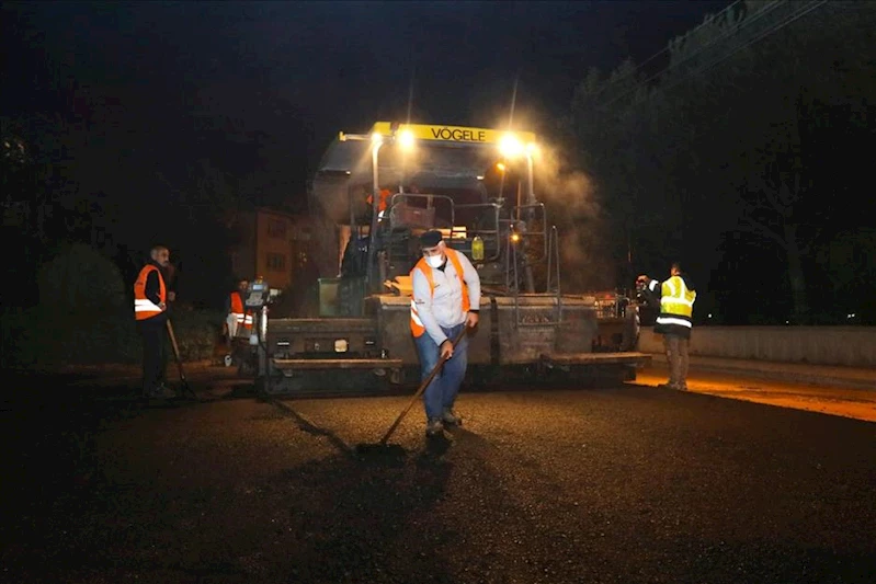 Alanyurt Bölgesinde Asfalt Uygulamaları Devam Ediyor