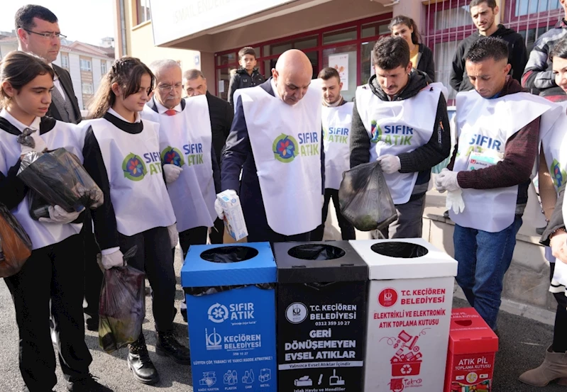 Keçiören’de Avrupa Atık Azaltım Haftası Etkinliği düzenlendi