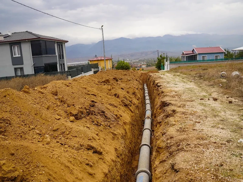 Kuruçay Mahallemizde 2 Kilometrelik Kanalizasyon Hattı Yapımı İçin Çalışmalar Başlattık.