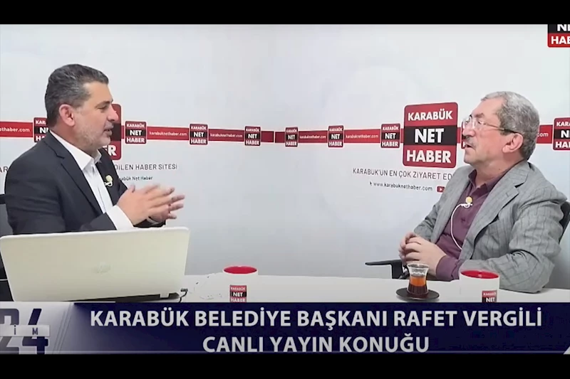 Başkan Vergili Karabük Net Haber Canlı Yayınına Katıldı