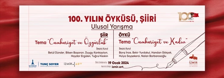 “100. Yılın Öyküsü, Şiiri” yarışmasına başvurular başladı