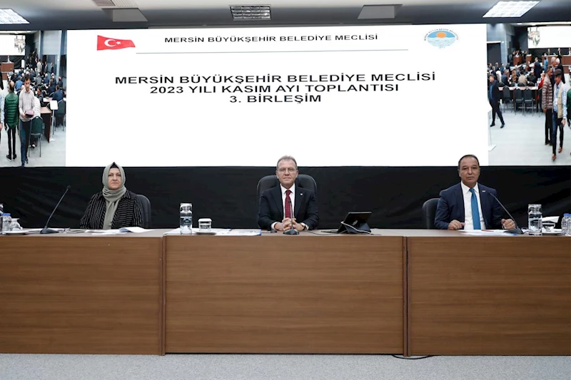 Mersin Büyükşehir Belediye Meclisi Toplandı