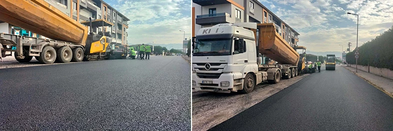 Büyükşehir’den Kartepe’de üstyapıya devam