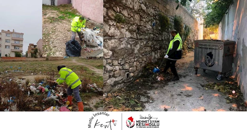 Kırklareli’nin temizliği için her yerdeler