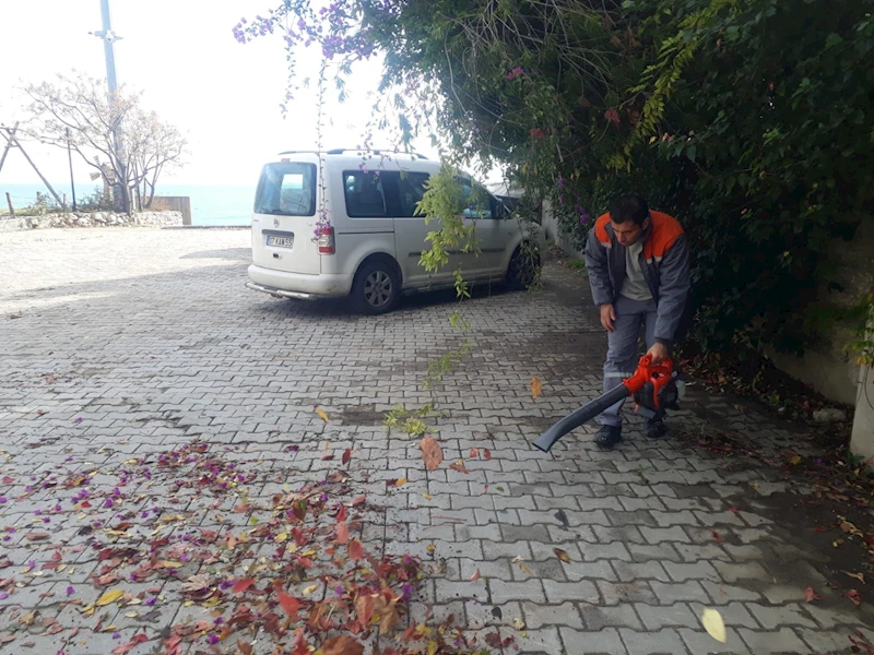 Kemer’de temizlik çalışmaları