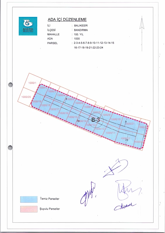 100. Yıl Mh. 1000 Ada İçi Düzenlemesi