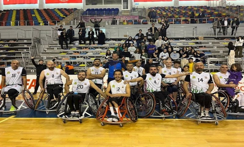 Şanlıurfa Büyükşehir Tekerlekli Sandalye Basketbol Takımı Rakibine Şans Tanımadı