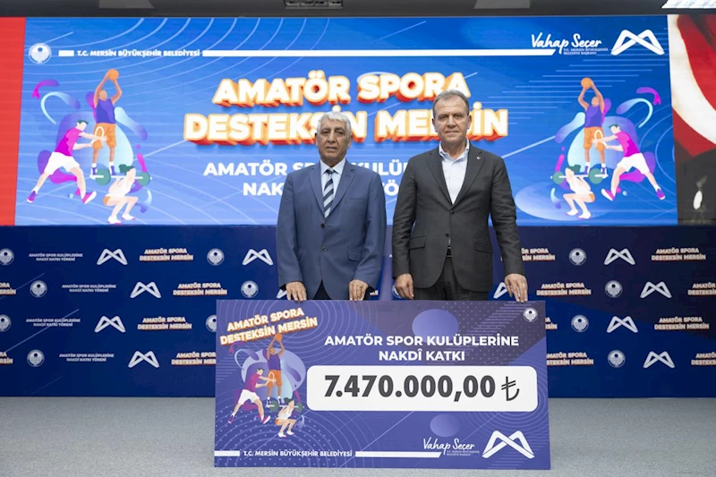 Büyükşehir’den Amatör Spor Kulüplerine 7 Milyon 470 bin TL Destek