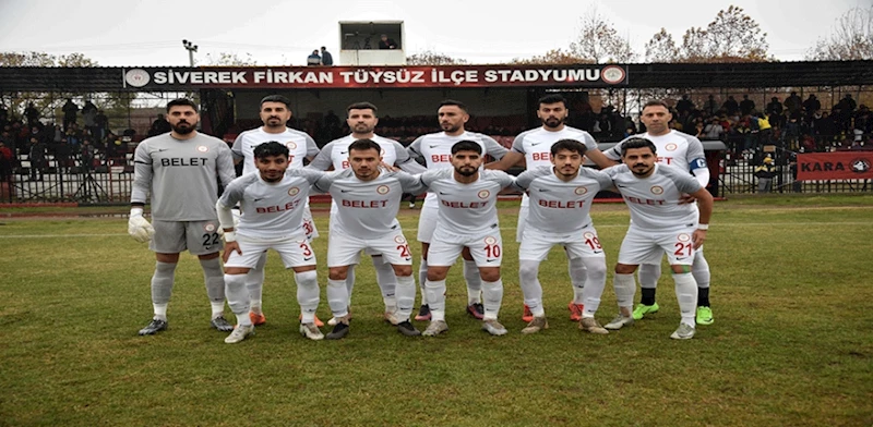 SİVEREK BELEDİYESPOR KENDİ SAHASINDA BERABERE KALDI