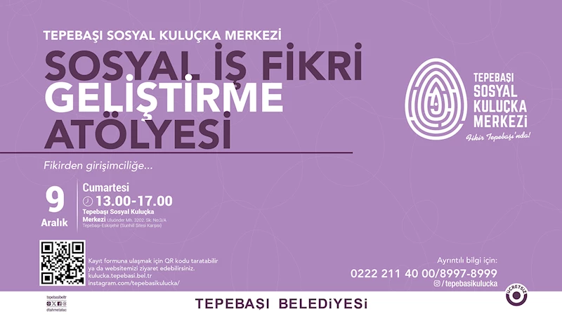 SOSYAL İŞ FİKRİ GELİŞTİRME ATÖLYESİ DÜZENLENECEK