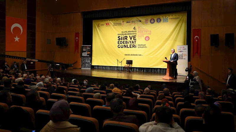 4. Uluslararası Kahramanmaraş Şiir ve Edebiyat Günleri Başladı