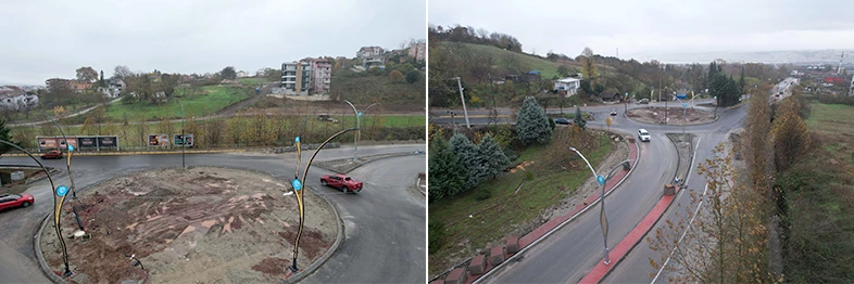 Başiskele’deki yeni kavşakla trafiğe düzen geldi