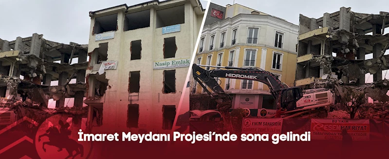 İmaret Meydanı Projesi’nde sona gelindi