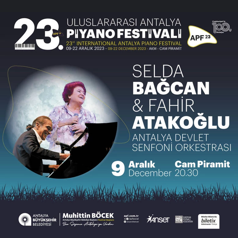 ULUSLARARASI ANTALYA PİYANO FESTİVALİ MUHTEŞEM BİR KONSERLE BAŞLIYOR