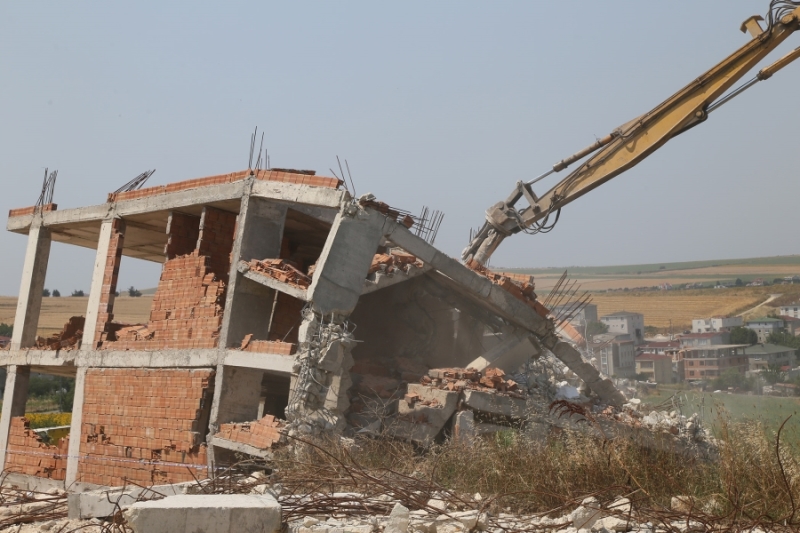 Büyükçekmece’de Kaçak Yapılara Taviz Verilmiyor!