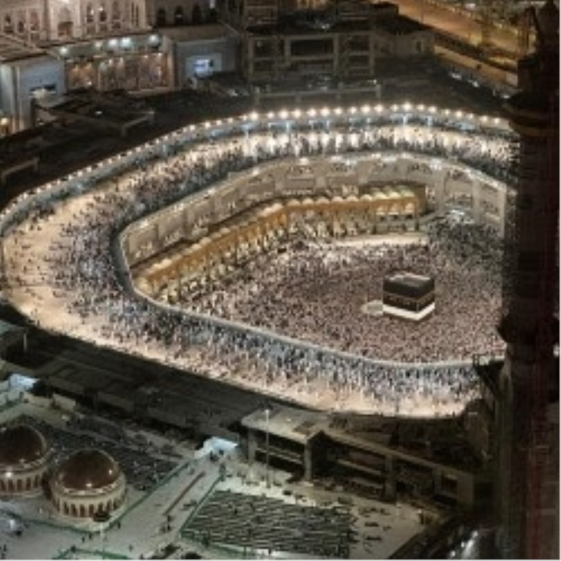 Türk fotoğrafçının Kabe fotoğrafları dünya basınında