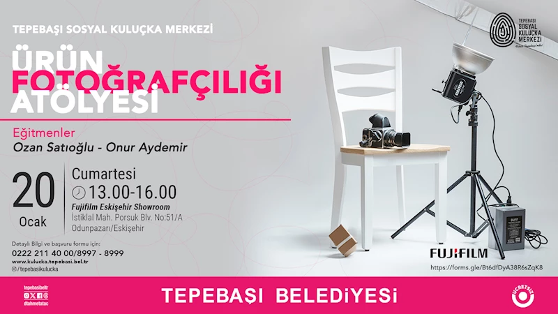 ÜRÜN FOTOĞRAFÇILIĞI ATÖLYESİ DÜZENLENECEK