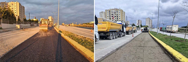 Gebze Yeni Bağdat Caddesine yeni üstyapı