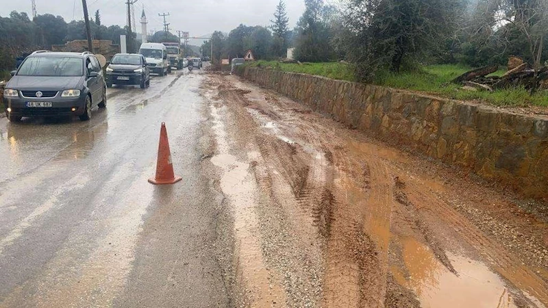 BELEDİYE, KIZILAĞAÇ YOLUNDA ÇALIŞMA BAŞLATTI