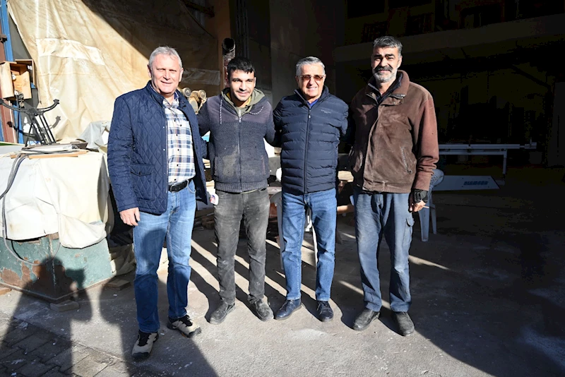 Başkan Topaloğlu, sanayi esnafının yeni yılını kutladı