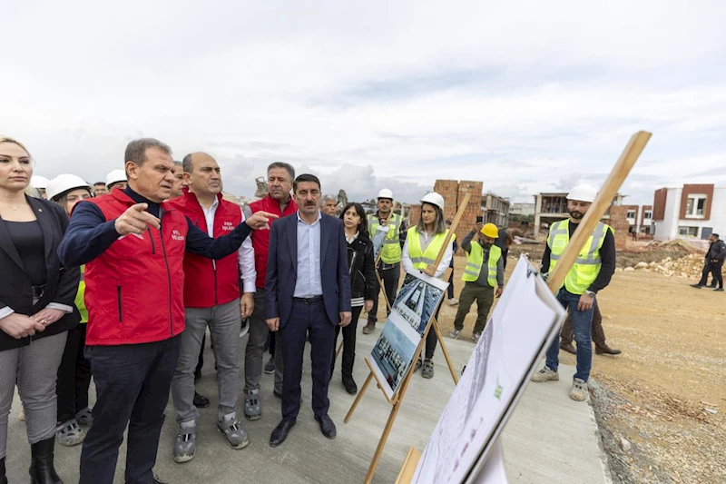 Başkan Seçer, Lojistik Merkezi ve Huzurkent Yol Çalışmalarını Yerinde İnceledi