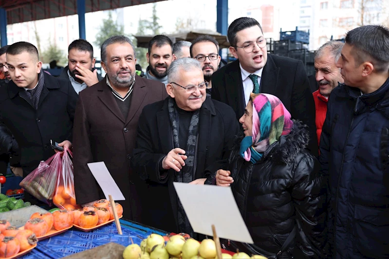 Başkan Büyükkılıç, İldem Pazarı Esnafı ile Buluştu