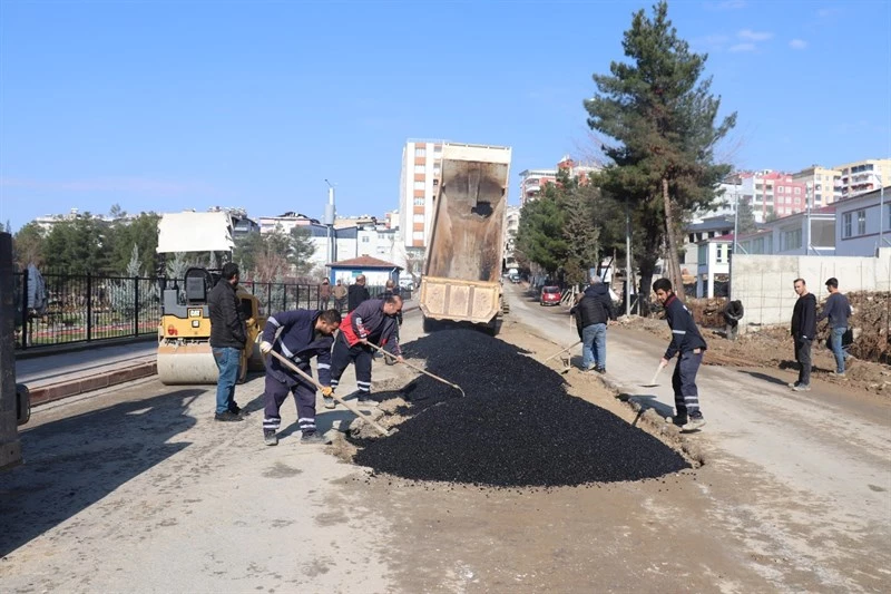 SİİRT BELEDİYESİ, MAHALLE VE CADDELERDE ASFALT VE ONARIM ÇALIŞMASI BAŞLATTI