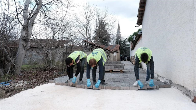 Bilalköy’ün Sokakları Parke Taşla Kaplanıyor