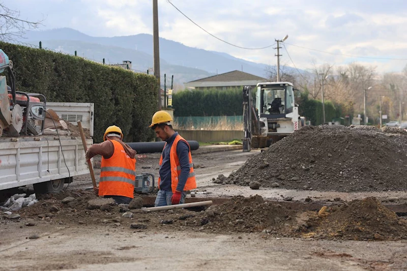 Büyükşehir, Sapanca’nın yeni yağmursuyu hattında çalışmalarını tamamladı