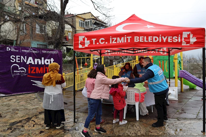 SEN ANLAT İZMİT TERZİBAYIRI’NDA VATANDAŞLARI DİNLEDİ